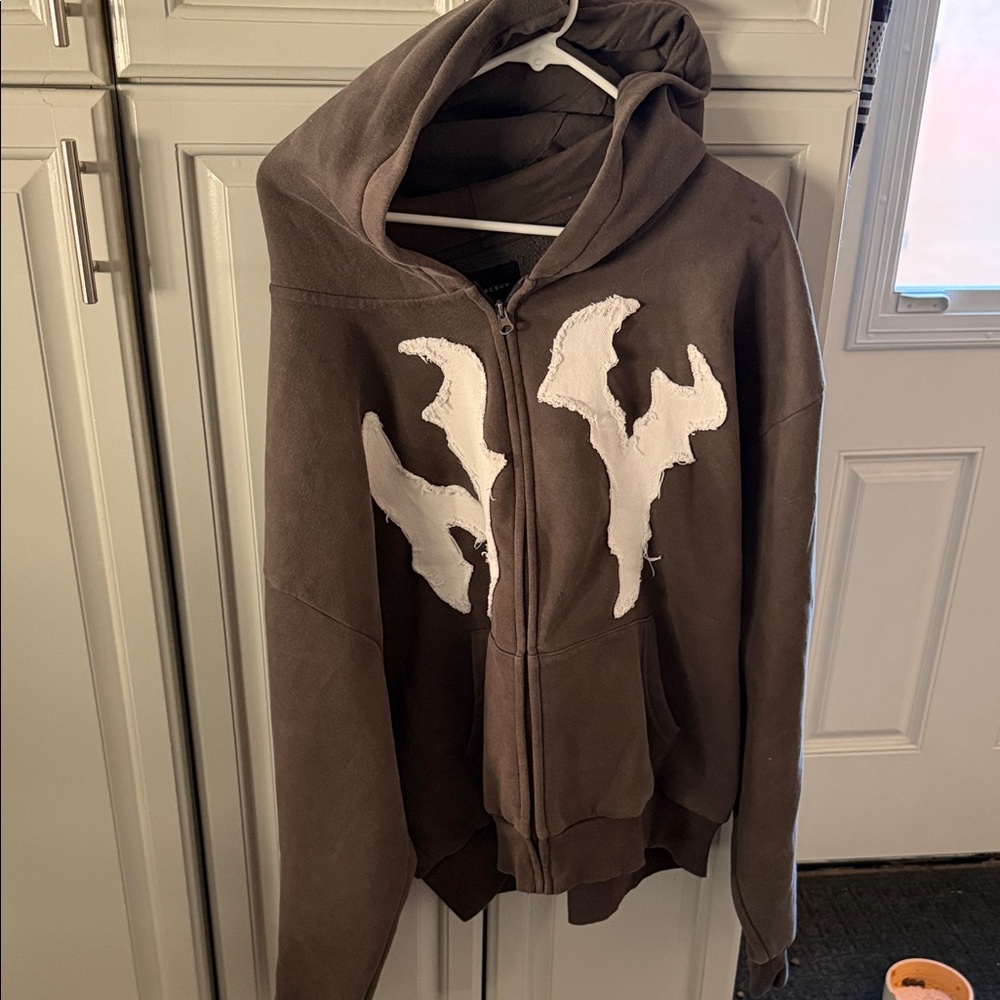 PacSun Brown Jacket with Black Label